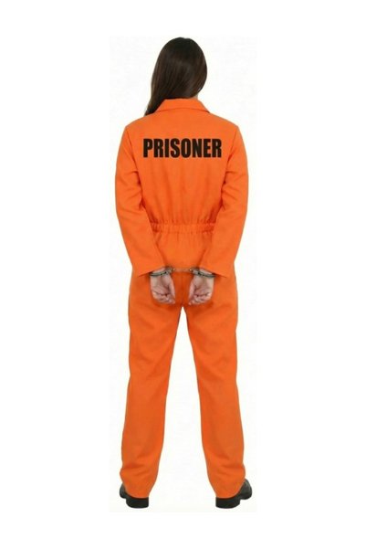 Kostüm Sarayı Costum de prizonieră portocaliu pentru femei |   Îmbrăcăminte pentru femei din închisoare