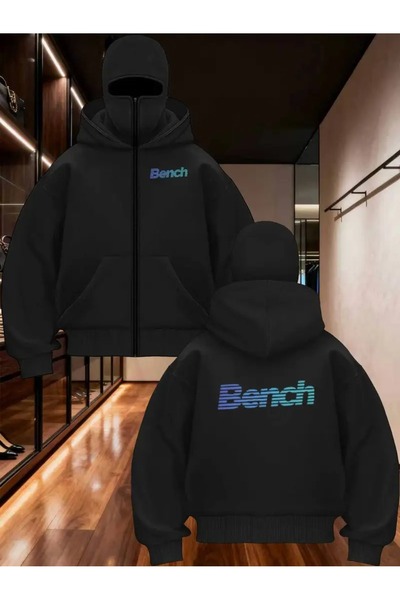 Flaubert -Kar Masked Ninja Unisix Zippered Sweatshirt Cardigan 3 Thread Thick Zippered 902