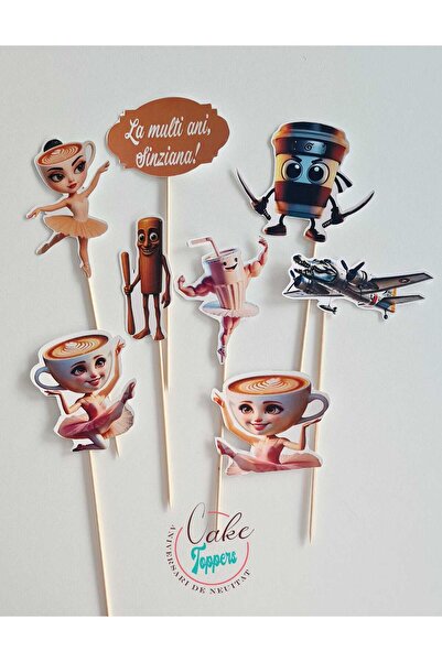 Aniversari de Neuitat Set toppere personaje Ballerina Cappuccina