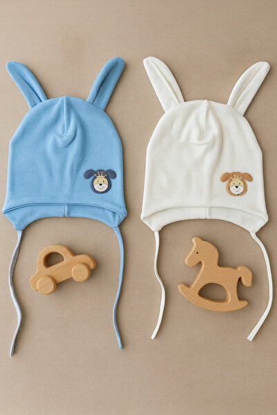 greenmoss 100% cotton twin baby beanie