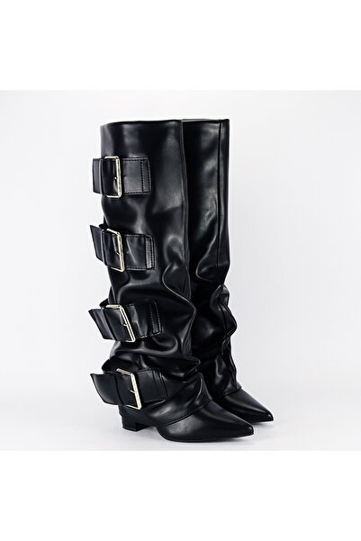 SOFILINE Elegant black boots with comfortable heel 7677A 110