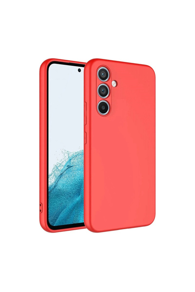 eco port حافظة سامسونج جالاكسي A16 5G من السيليكون الأول - أحمر