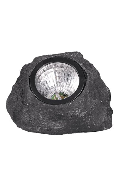 Danex Solar LED Decorative Garden Lamp, Stone Imitation, 4 LEDs, 12x15 cm, ABS