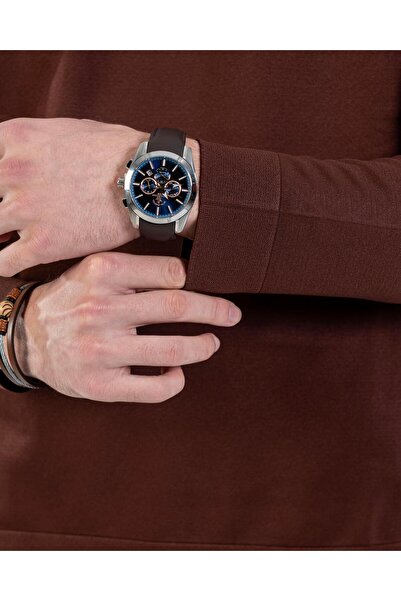 TerziAdemAltun Italian Style S Slim Fit Crew Neck Knitwear Sweater Tile T14500