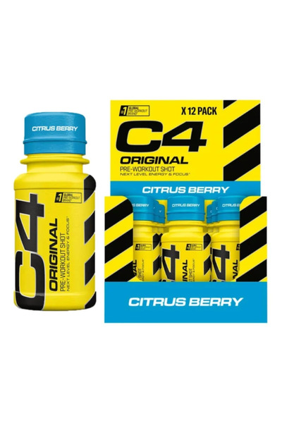 Cellucor C 4 Original Pre-Workout Shot 60 ml Pack of 12