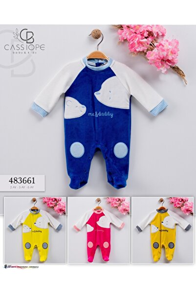 Cassiope Renkli Kadife Tulum Ayıcık Desenli