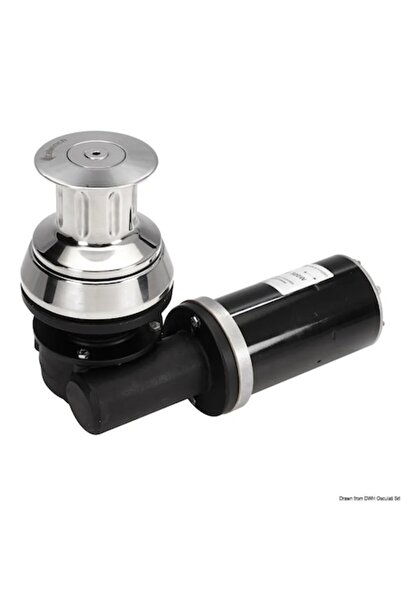 OSCULATI Troliu Italwinch Paros Lux cu cabestan, 500W, 12V, 8 kg, oțel inoxidabil lustruit