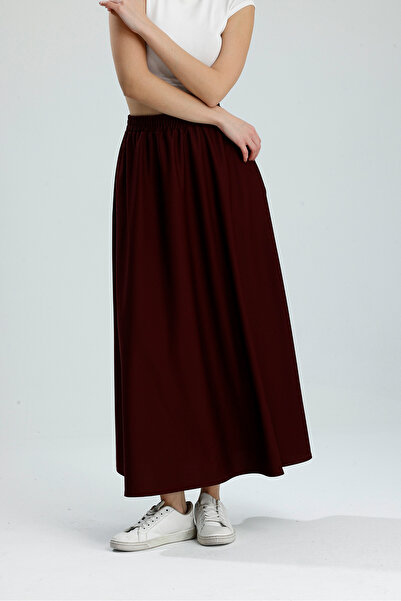 VOICTEC Women's Elastic Waist Bell Skirt with Pockets