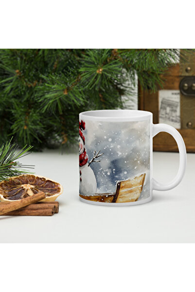 OEM Christmas ceramic mug 330 ml (11 oz) – festive design, durable