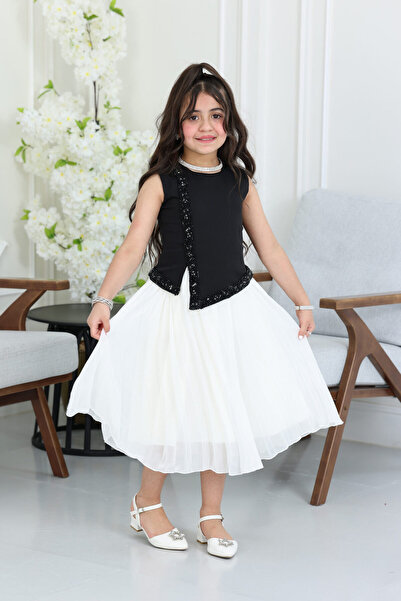 modern designer فستان بناتي راقي طبقات