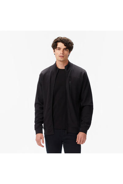 Nautica Men's Black Classic Fit Zip-Up Sweatshirt