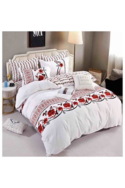 MHR 4-piece single bedding set – bed sheet 155x230cm, duvet cover 155x205cm, 2 pillowcases 55x80cm, Fi