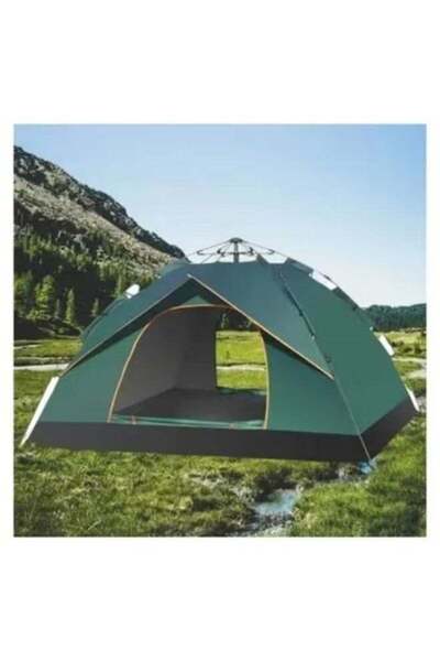Generic Pacific Pass 4-Person Family Dome Tent - Multicolour