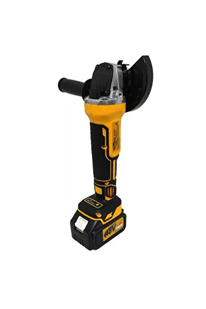 SokShop Angle grinder with 2 batteries, Brushless, 48V, 5Ah, 9000 RPM, 125 mm