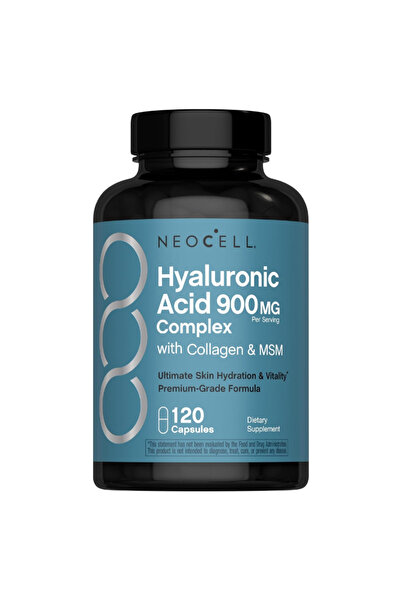 Neocell Hyaluronic Acid Complex 900mg 120 Capsules with BioActive Collagen Peptides & MSM Premium Grade