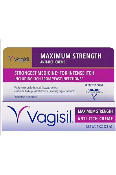 Vagisil كريم للبشرة لتخفيف الحكة، مناسب للبشرة الحساسة، 1 أونصة