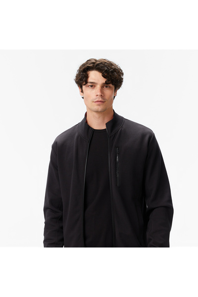 Nautica Men's Black Classic Fit Zip-Up Sweatshirt