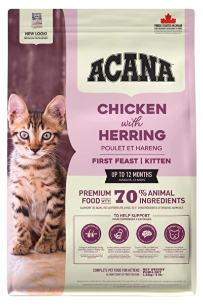 Acana First Feast Kitten Tavuklu ve Balıklı Yavru Kedi Maması 1,8 kg