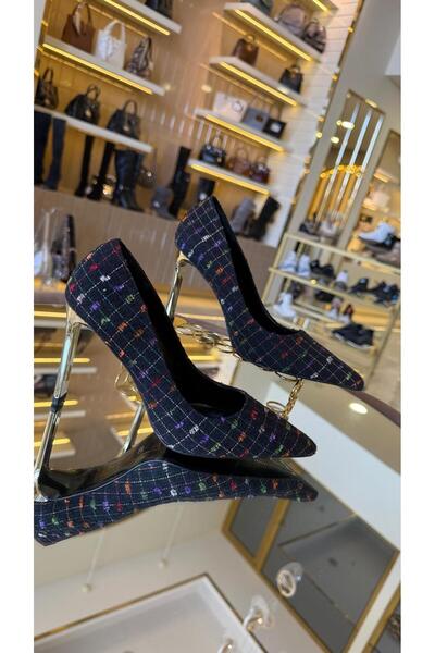 DUYGUSHOESBAG حذاء ستيليتو من قماش ماركة تشان المستوردة