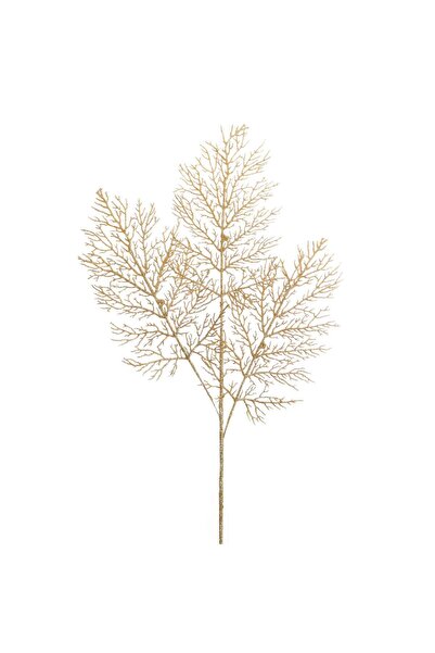 SHOPIENS Christmas Decoration D261066, branch type, plastic, gold, 76 x 30 cm
