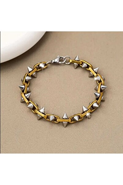 donna e milano سوار ويستيريا من الفولاذ المقاوم للصدأ ذو لونين على الطراز الق...