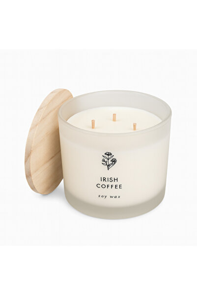 COLLECTİON Irish Coffee soy wax scented candle, 27h burn time, 3 wicks, Pepco Home – intense premium aroma