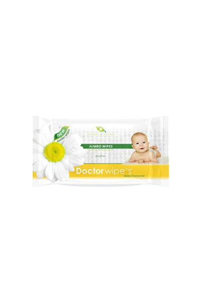 DOCTOR WIPES Servetele umede pentru copii cu capac Doctor Wipe's Jumbo Baby chamomile 72buc