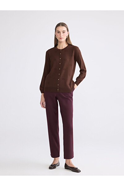 LC Waikiki Rmz Gi̇yi̇m Farkiyla Women's Pants with Waist Drawstring