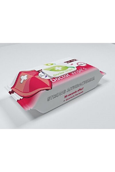 DOCTOR WIPES Servetele Umede Antibacteriene 72 buc Cu Capac - Aviz Biocid Ministerul Sanatatii