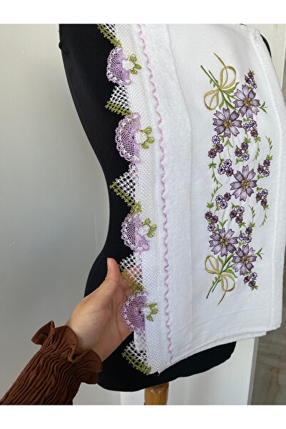 EL YAPIMI İğne oyası havlu