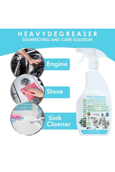 Bionatura Heavy-Duty Degreaser - 750ml (Eco-Friendly, Non-Toxic)