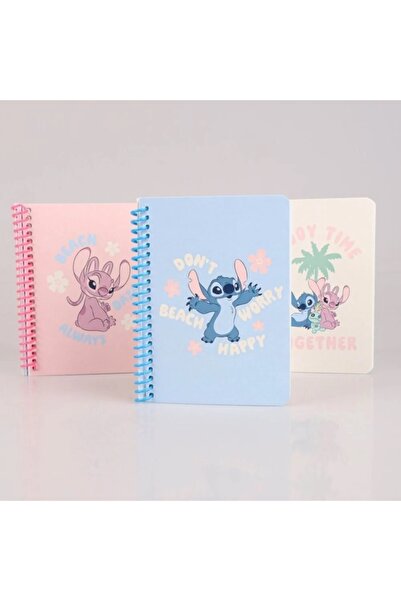 İklim Stitch 80 Yaprak Çizgili Not Defteri 10x19