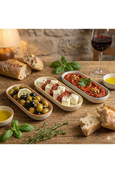 by burcu doğan Set of 3 Bowls for Snacks and Appetizers