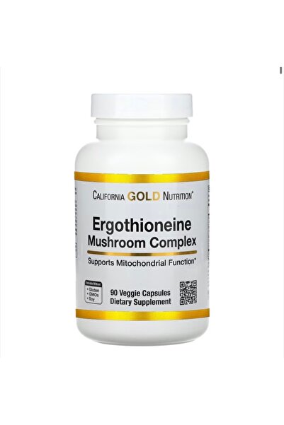 California Gold Nutrition Ergothioneine Mushroom Complex 90 Veg Capsules