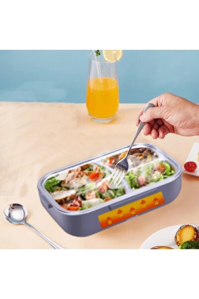SokShop Electric lunch box food heater, portable, black, 19.8x11.6x26.8cm, 1.5L capacity