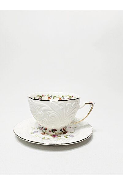 Casalina 2-piece set, cup and saucer, embossed bohemian pattern