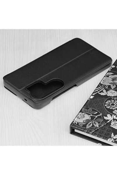 Samsung Galaxy S26 Ultra Leather View Flip Wallet Case, Black