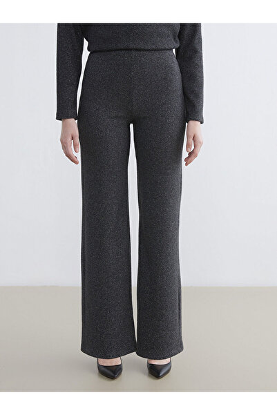 LC Waikiki Γυναικείο φαρδύ παντελόνι με ελαστική μέση