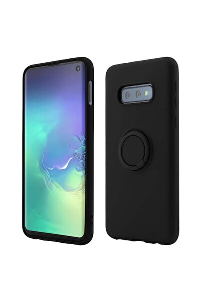 Gekko Mobile Husă Gekko2GO iRing SoftTouch pentru Samsung Galaxy S10e - Neagră