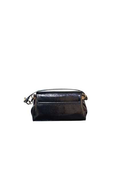 Senna Collection Very Stylish Patent Leather Patterned Bag That Is Both Hand-Holdable and with a Long Strap, a Great Bag