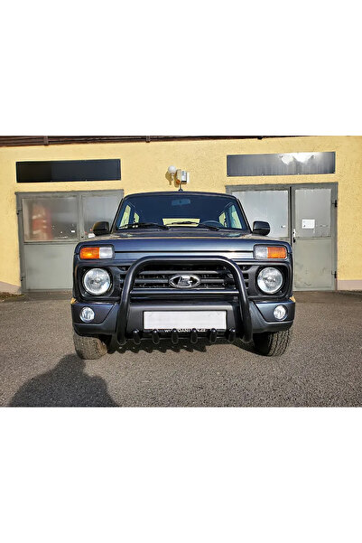 guardbuck CHEVROLET NİVA (2003-2009) ÖN KORUMA - BULL BAR- ARA BORULU - KARTERLİ - BREAM A - SİYAH