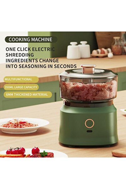 TrendyLux Electric Chopper 250W, Mini Food Processor, 1 Click, 10 sec, Meat, Vegetables, Puree, Sauces
