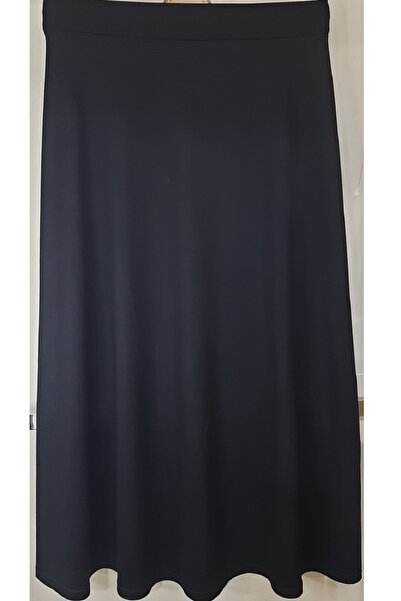 N.Y.YILDIZ Star Crystal Combed Cotton Two-Piece Flawlessly Smooth Unlined Flexible Drapey Elastic Waist Plus Size Skirt