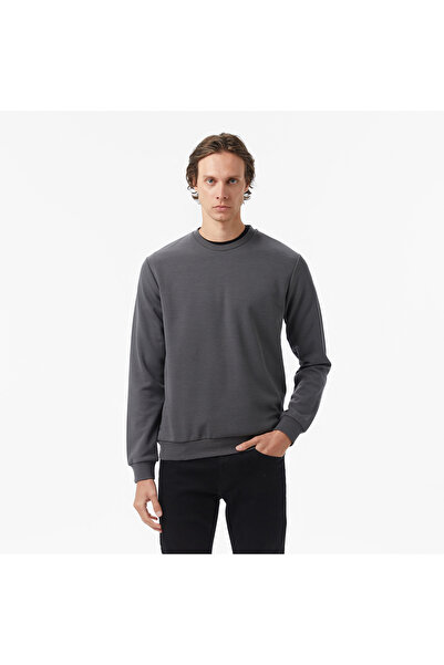 Nautica Erkek Gri Classic Fit Sweatshirt