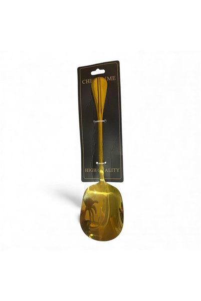 Enfa Gold Serving Spoon – Rice Spoon |   Stylish and Durable Presentation Spoon