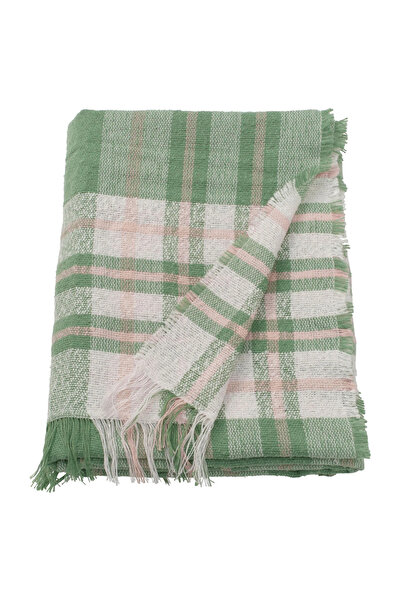 IKEA Set of 2 Tesammans Cushion Covers, 40X58 cm - Biskopsmössa Cover, Green-Off-White, 130X170 cm