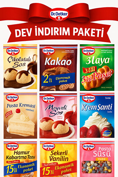 Dr. Oetker Dr.oetker Dev pasta kek hetüm indirim paketi
