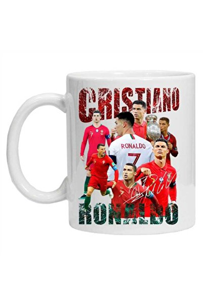 CRD PRINT Personalized mug with Cristiano Ronaldo, CRD PRINT, 330 ml, white