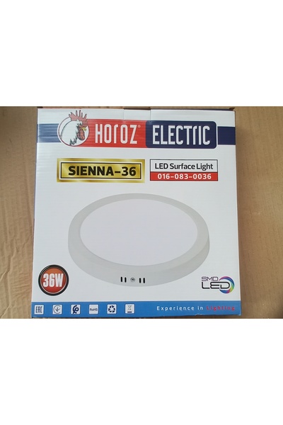 Horoz Elektrik 36 w sıva üstü spot