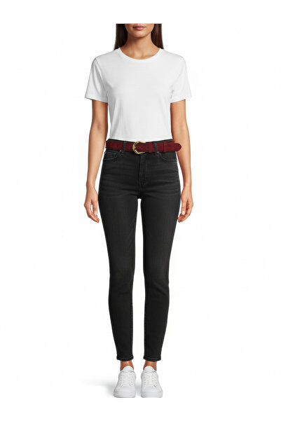 GoDeri 100% Genuine Leather, 4 cm Burgundy Suede Women's Belt with Gold Buckle; Jeans, Sports Belt=Suede.70.Burgundy